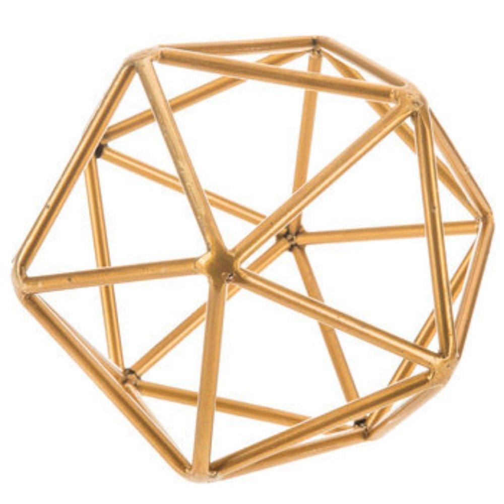 Gold Geometric Metal Shape | 2 of 3 | 3 shapes